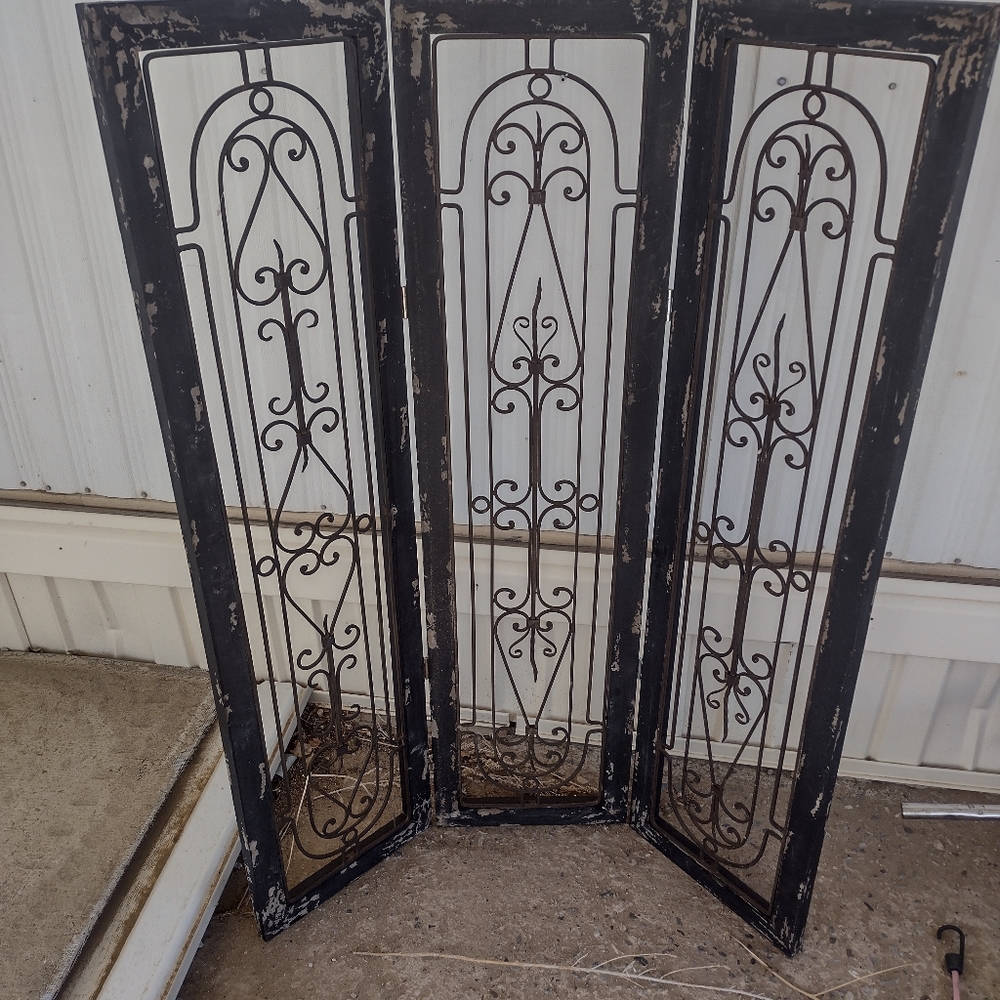Antique room divider